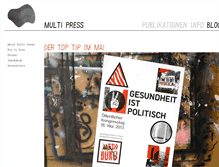Tablet Screenshot of multi-press.de